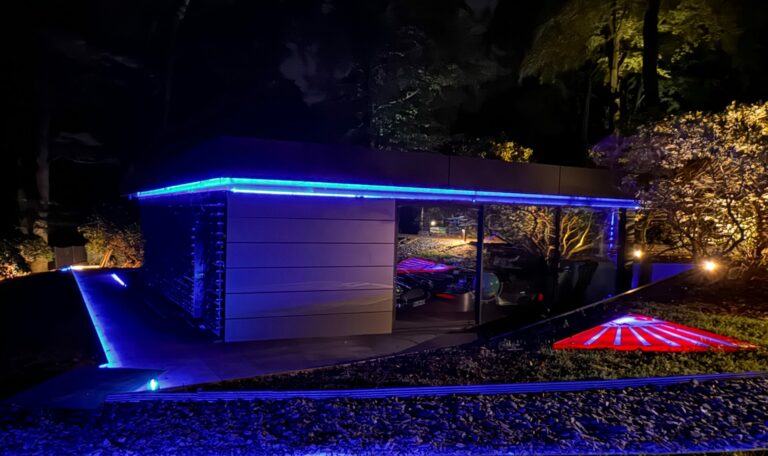 Garage At Night Back 768x456