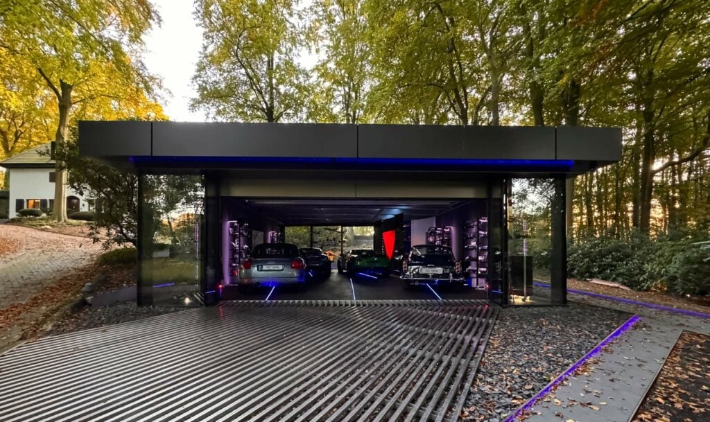 Garage Open Driveway 1024x609